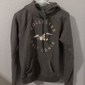 Gray Hollister hoodie